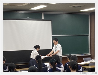 熊本県立第二高等学校写真部春期コンテスト表彰式