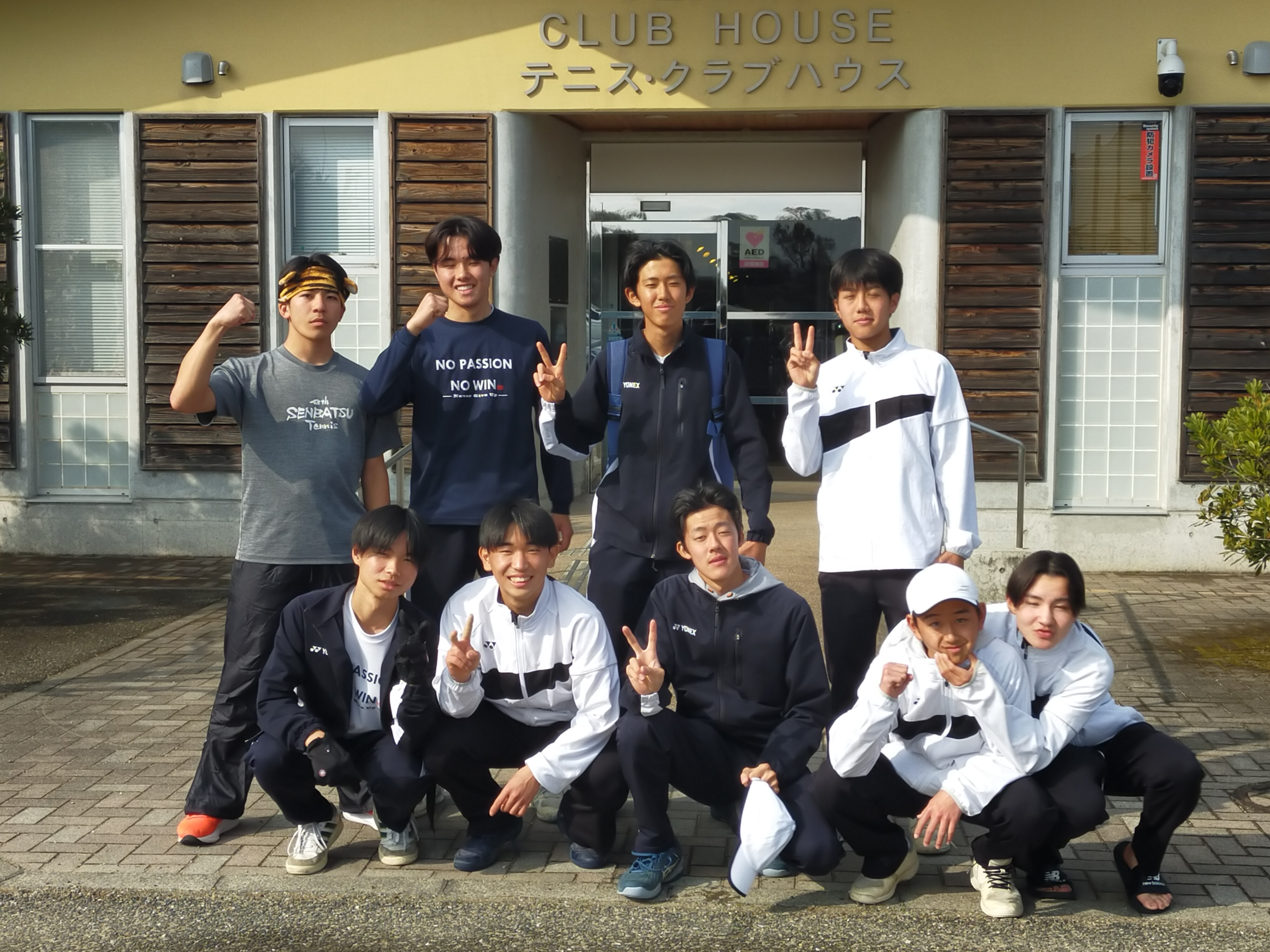 テニス　めじろんカップ参加