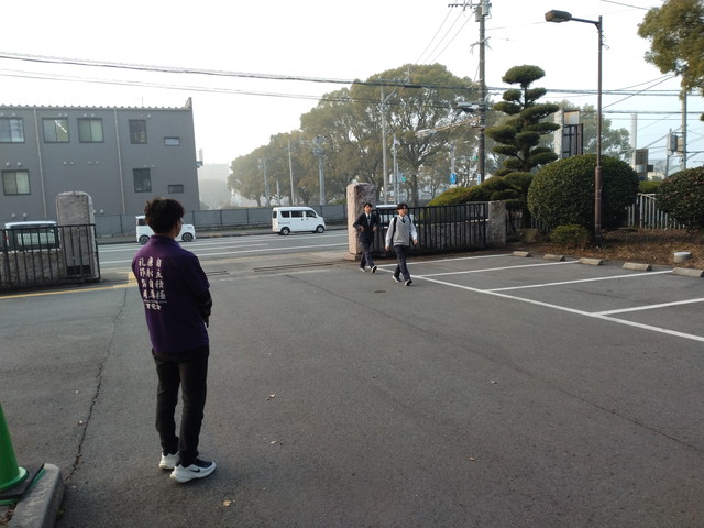 育竜会　あいさつ運動