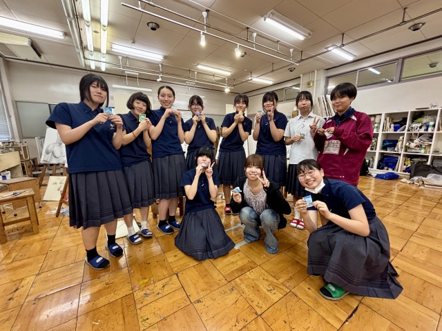 美術科「夏季二高ゼミ」②